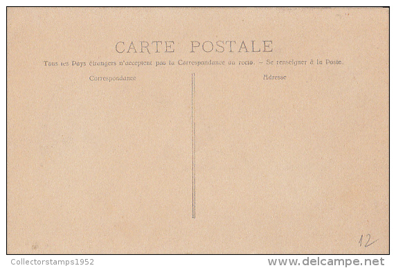 18923- SILHOUETTE, MOUSTACHE MAN TURNED LEFT - Silhouetkaarten