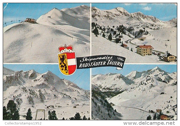 19192- NIEDER TAUERN SKI RESORTS, OBERTAUERN, GRUNWALDKOPF, KIRCHBUHEL, HOTELS, CHALETS, PANORAMAS - Obertauern