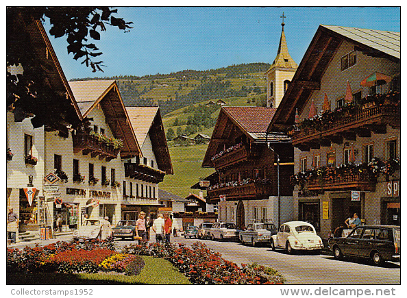 19196- WAGRAIN- VILLAGE STREET VIEW, CAR - Wagrain