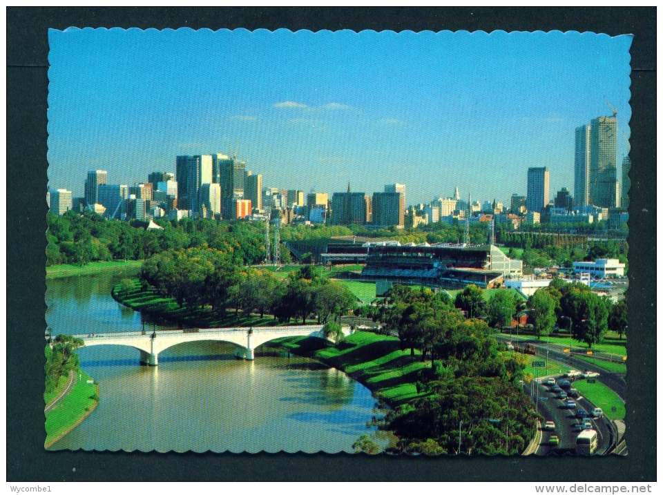 AUSTRALIA  -  Melbourne  Yarra River  Unused Postcard As Scan - Melbourne