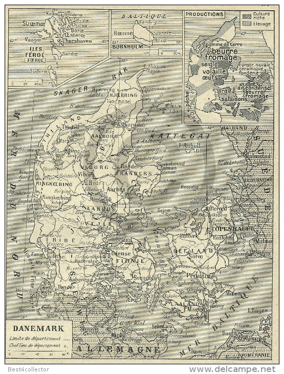 @@@ DENMARK Small Map - Publicités