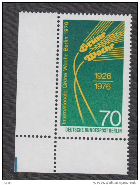 Berlin Michel Nr. 516 Mit Plattenfehler Philorax BF 41  - Postfrischer Eckrand - Abarten Und Kuriositäten