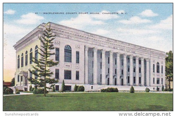 Mecklenburg County Court House Charlotte North Carolina - Charlotte