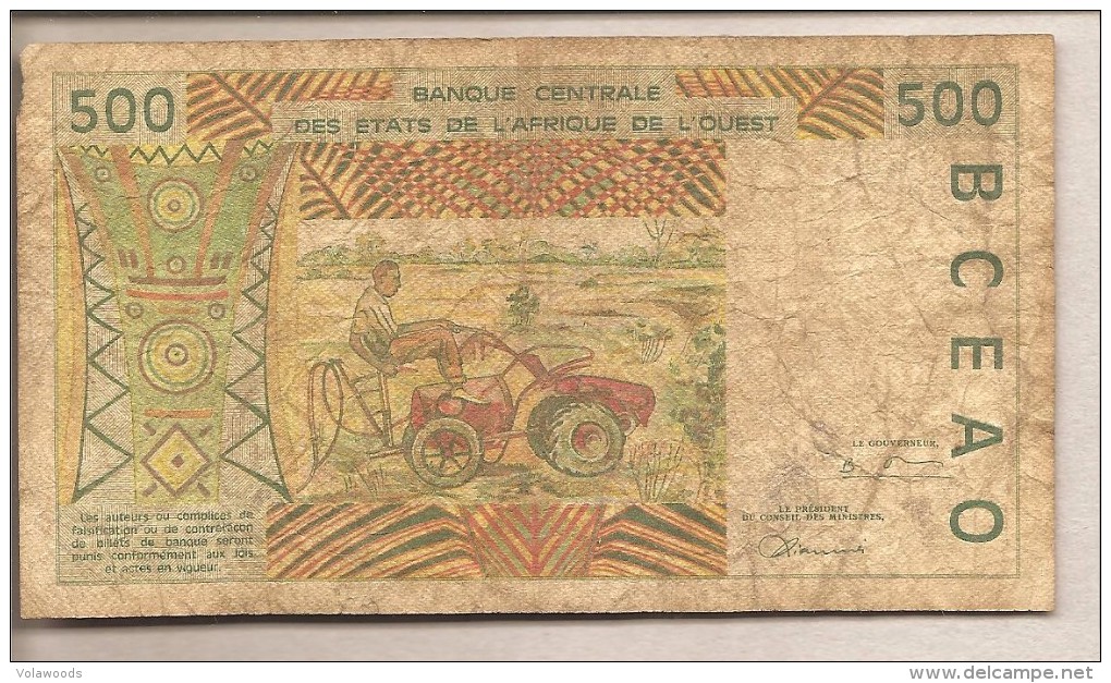 Africa Occidentale "Senegal" - Banconota Circolata 500 Franchi - 1997 - Sénégal