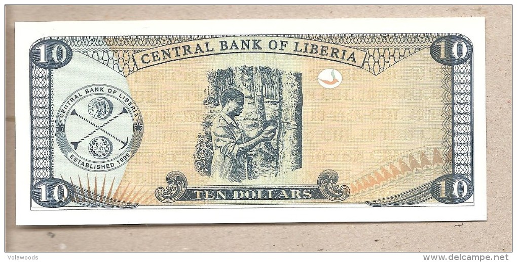 Liberia - Banconota Non Circolata Da 10 Dollari - 2009 - Liberia