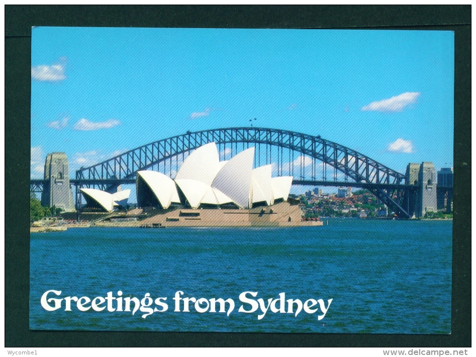 AUSTRALIA  -  Sydney  Harbour Bridge And Opera House  Unused Postcard As Scan - Sydney