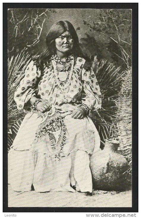 NEW MEXICO USA Santa Fe 1883 Cut-Nose Squaw Indian NAL-TZUCK-ICH Museum Archives - Santa Fe