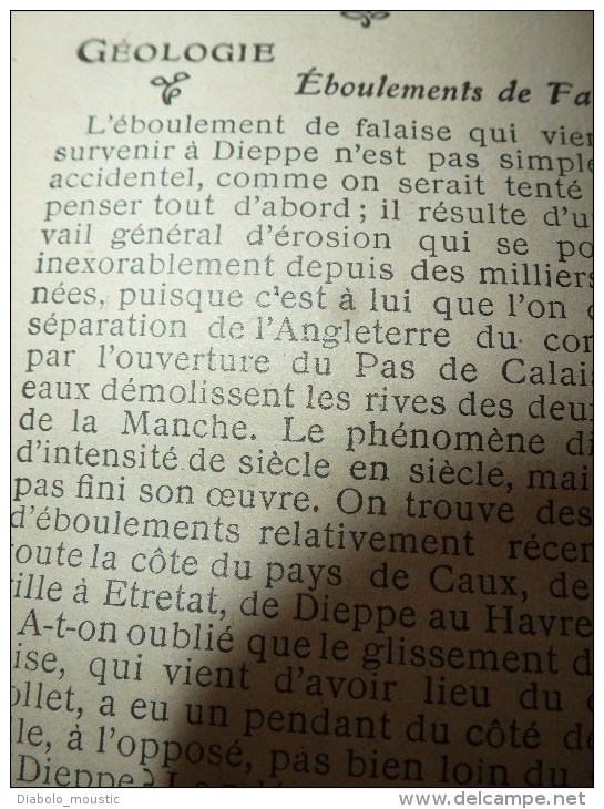 1904 ANNALES P L :Guerre RUSSIE-JAPON,Liao-Yang;Chanson "Armide";MARSEILLE-MARSEILLAIS; Eboulement de falaise à Dieppe