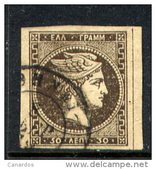 Superbe N° 41a Brun Noir - Used Stamps
