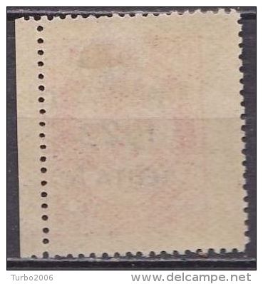 GREECE 1923 1922 Overprint Crete Postage Due Of 1908 5 L / 5 L Small ELLAS Red Vl. 386 MH - Ongebruikt