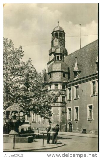 Rar Selten Aschersleben LKW Personen Fahrrad Rathaus Brunnen Sw 27.1.1962 - 1960 - Aschersleben