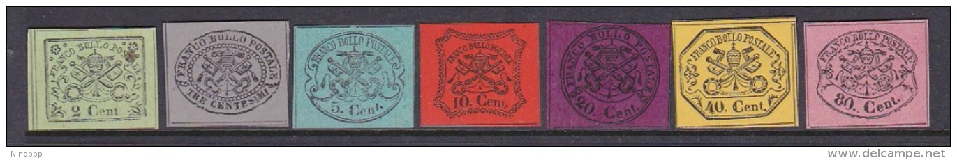 Roman States 1867 Reprints From Original Plates - Etats Pontificaux