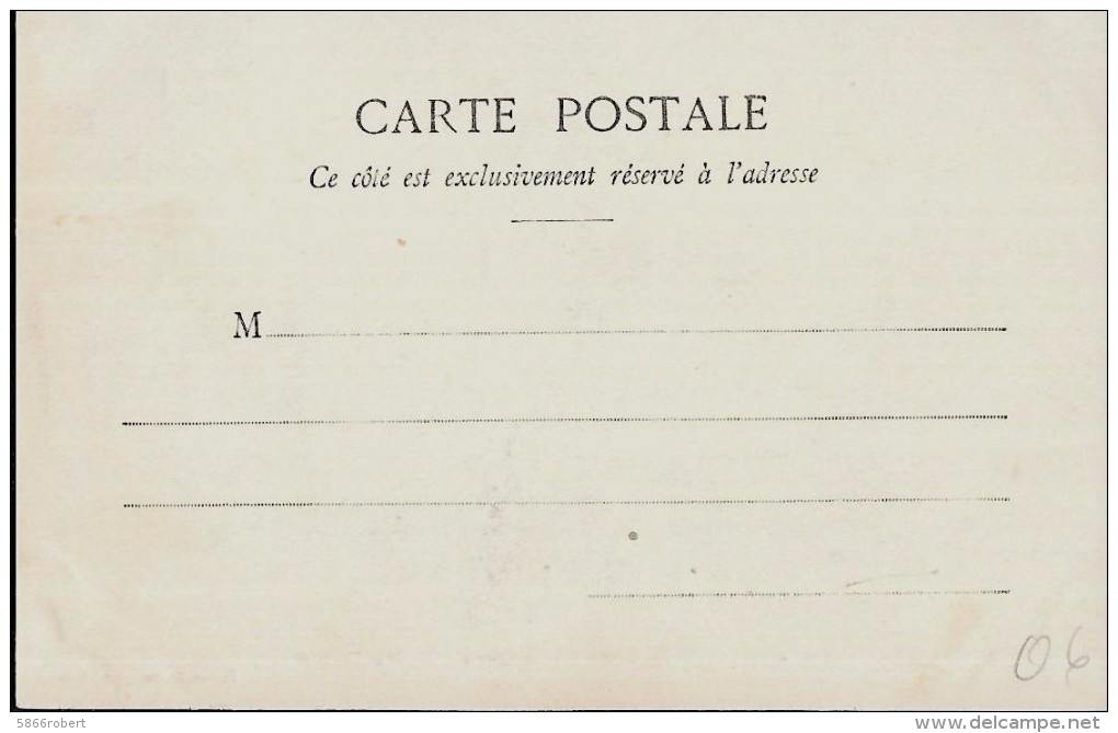 CARTE POSTALE ORIGINALE ANCIENNE : NICE  TRAMWAY AVENUE DE LA GARE  ATTELAGE CHEVAUX  ANIMEE  ALPES MARITIMES (06) - Straßenverkehr - Auto, Bus, Tram