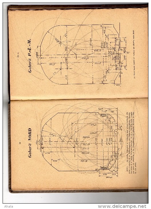 Cemin De Fer D Alsace Et De Lorraine De L Est De  L état Du Nord....86 Pages Trace De Crayon Et Taches Sur Certaine. - Chemin De Fer & Tramway