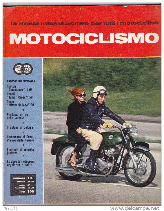 MOTOCICLISMO - Ottobre 1968 - Motori