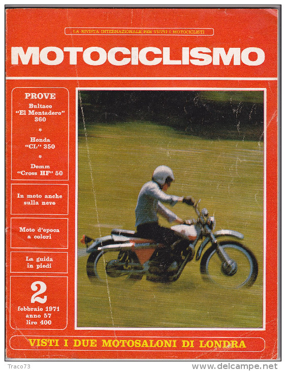 MOTOCICLISMO - 2 Febbraio  1971 - Engines