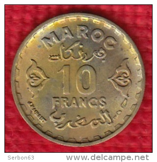 1 PIECE MAROC MAROCCO 10 FRANCS 1371 (N°13) - Maroc
