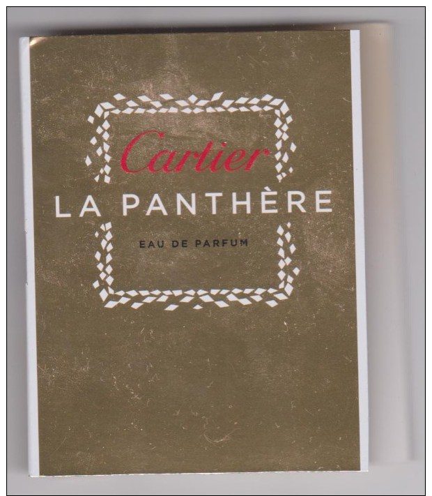 CARTIER LA PANTHERE - 1 MINIATURE BOTTLE SAMPLE FULL WITH PERFUME FRAGRANCE - Miniatures Femmes (avec Boite)