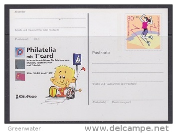 Germany 1997 Philatelia T´card Postal Stationery Unused (21740) - Geïllustreerde Postkaarten - Ongebruikt