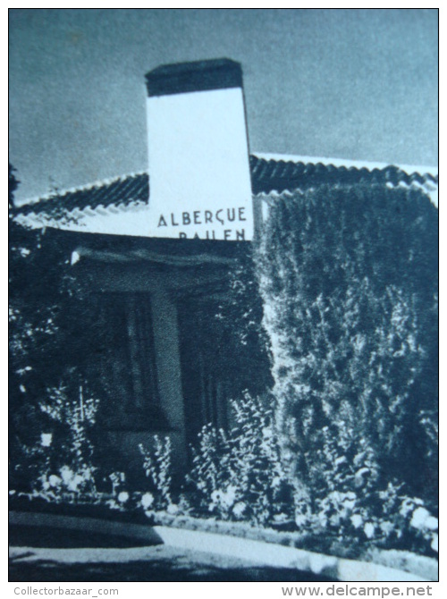 DGT Albergues De Carretera Hotel Tarjeta Postal Espa&ntilde;a Vintage Original Postcard Cpa Ak (W4_1063) - Hoteles & Restaurantes