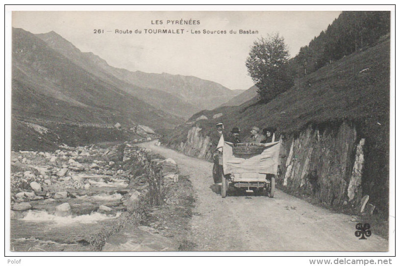Les Pyrénées - Route Du Tourmalet - Les Sources Du Bastan - Auto Garage D' Argeles (77713) - Other & Unclassified