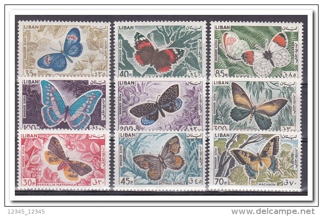 Libanon 1965, Postfris MNH, Butterflies - Libanon