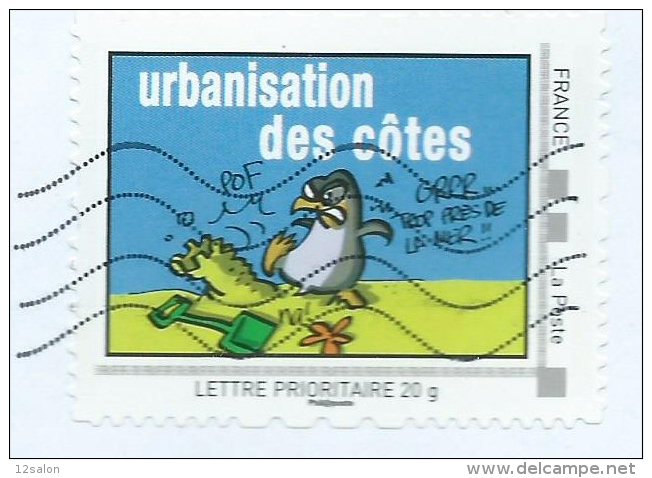 URBANISATION DES COTES Timbre Personnalisés FRANCE TimbraMoi - Protection De L'environnement & Climat