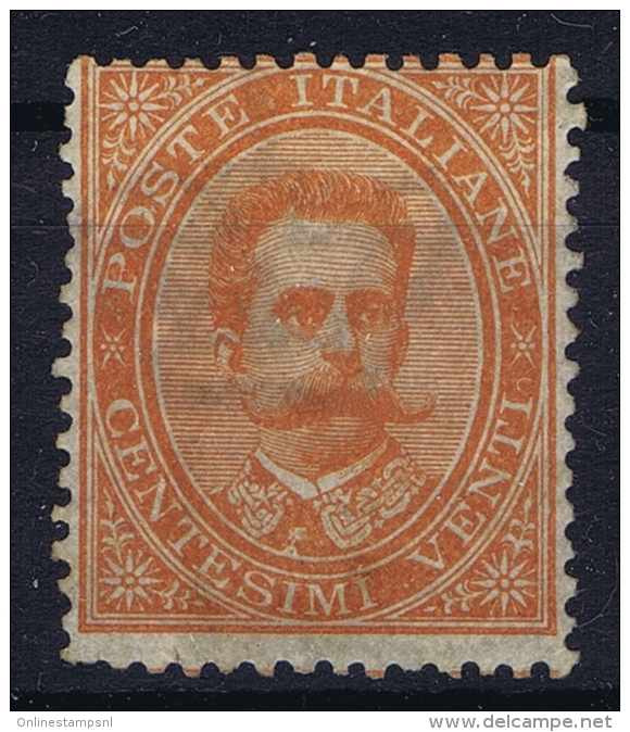 Italia: 1879 Sa 39 , Mi Nr 39 A MH/* - Nuevos