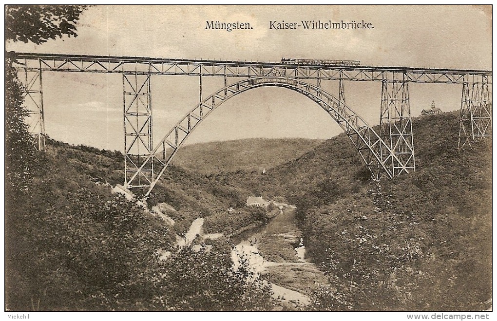 MUNGSTEN-SOLINGEN-KAISER WILHELMBRUCKE -train - Solingen