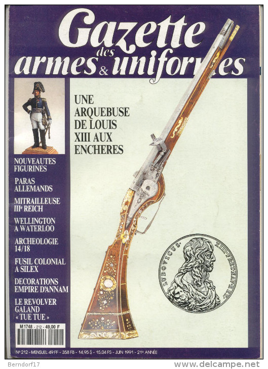 GAZETTE DES ARMES  UNIFORMES - Geschichte