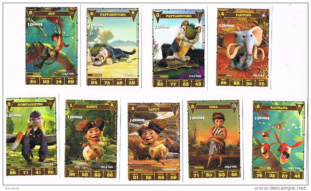 I CROODS - LOTTO DI 99 DIFFERENTI CARTE COMPRESE TRA I NUMERI 2 E 126 -