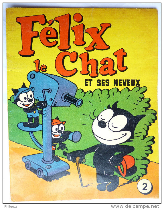 FELIX LE CHAT ET SES NEVEUX - A HOLLYWOOD - éd AZUR  - Juin 1960  Enfantina - Félix De Kat