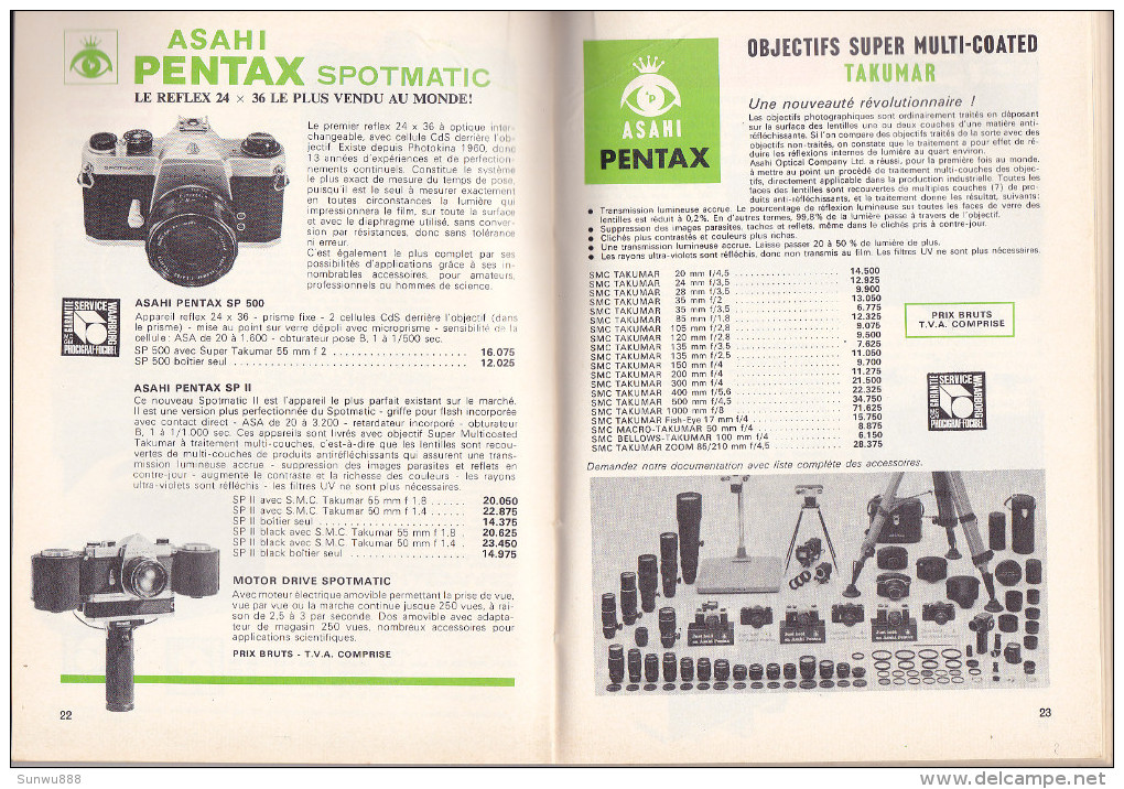 Catalogue Général Photo Ciné Optique... Cinephoto, Rue Du Midi Bruxelles (années 1970x - 194 Pages, Photos) - Autres & Non Classés