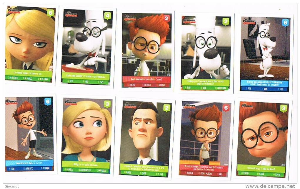 MR. PEABODY & SHERMAN  - TUTTA UN' ALTRA STORIA: LOTTO DI 92 CARTE COMPRESE TRA I NUMERI 2 E 144 - Otros & Sin Clasificación