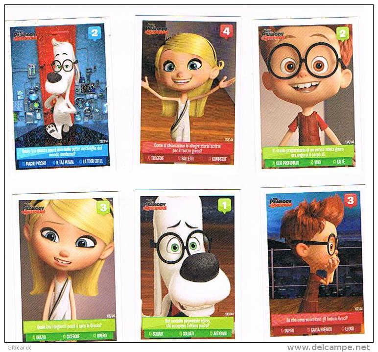 MR. PEABODY & SHERMAN  - TUTTA UN' ALTRA STORIA: LOTTO DI 92 CARTE COMPRESE TRA I NUMERI 2 E 144