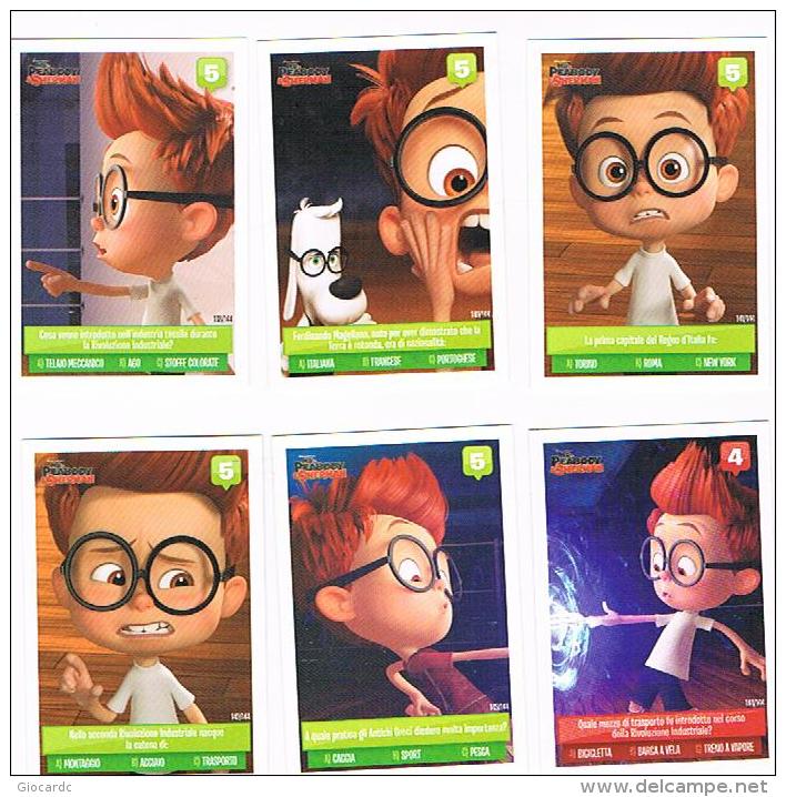 MR. PEABODY & SHERMAN  - TUTTA UN' ALTRA STORIA: LOTTO DI 92 CARTE COMPRESE TRA I NUMERI 2 E 144