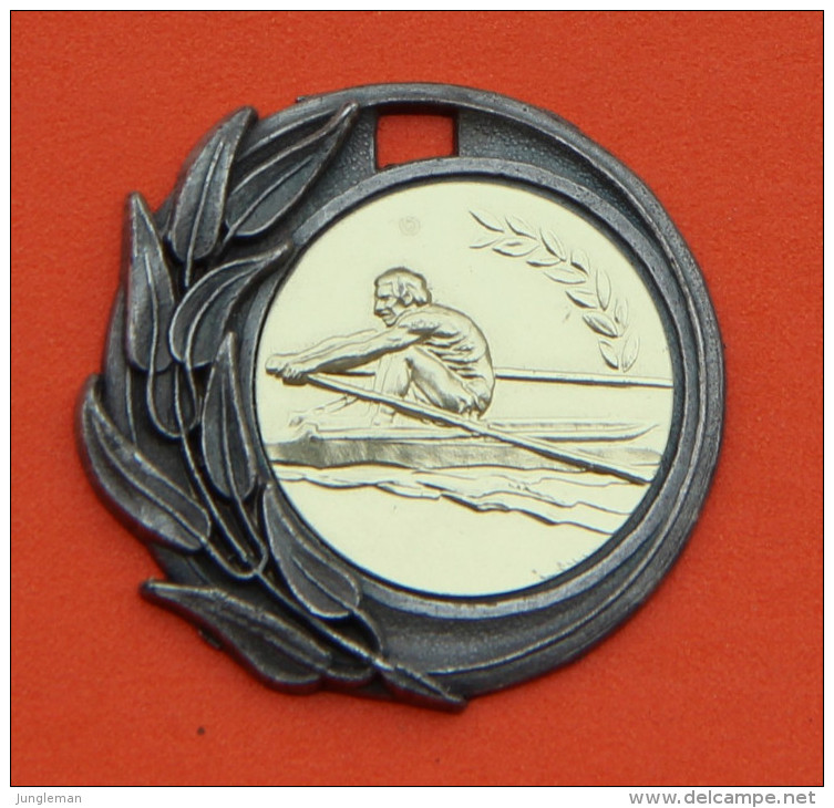 Médaille Métal Couleur Bronze Et Dorée - Aviron - Rudersport