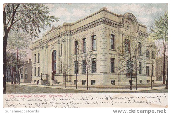 Carnegis Library Syracuse New York 1907 - Syracuse