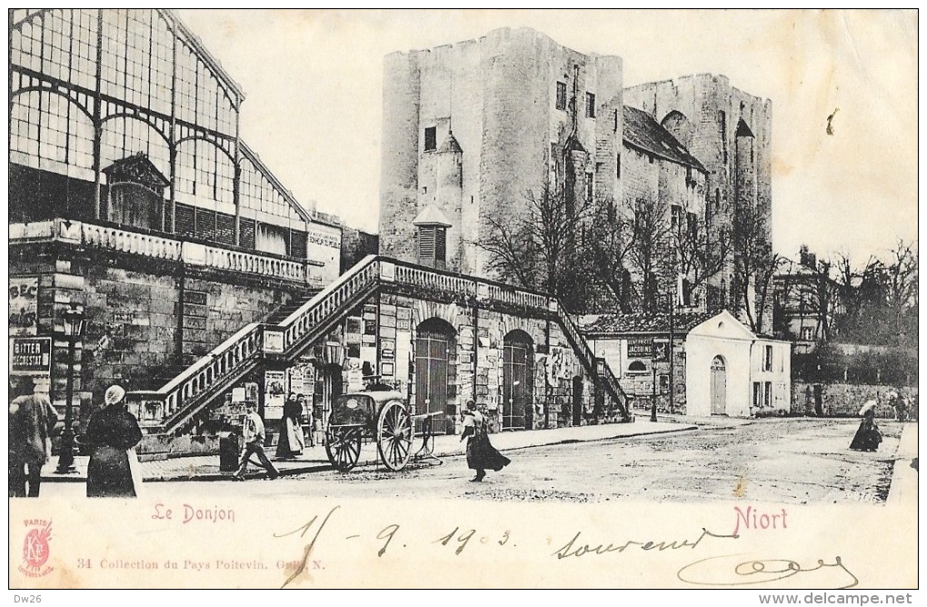 Niort (Deux-Sèvres) - Le Donjon - Collection Du Pays Poitevin - Carte Précurseur N°34 - Niort