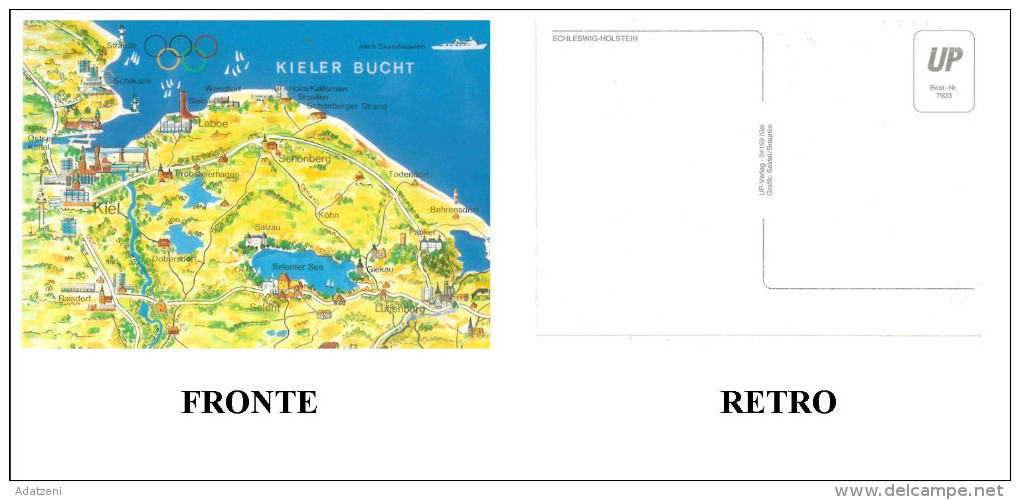 CARTOLINA COLORI GERMANIA – SCHLESWIG - HOLSTEIN NON VIAGGIATA  CONDIZIONI BUONE - Schleswig