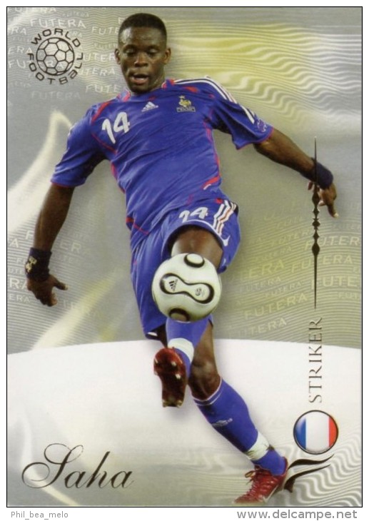 FOOT CARD FUTERA WORLD FOOTBALL - 2007 - N° 178 LOUIS SAHA - FRANCE - CARTE NEUVE - Trading Cards