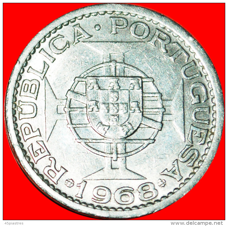 * COLONY OF PORTUGAL: MACAO  MACAU  1 PATACA 1968! DRAGON! LOW START  NO RESERVE! - Macao