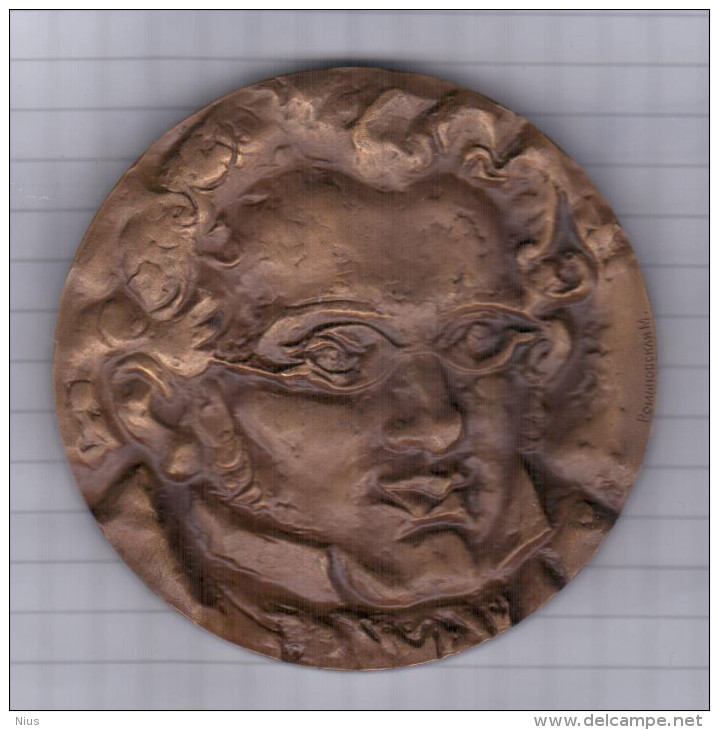 Russia USSR 1973 Franz Schubert Composer Compositeur, Music Musique, Medal Medaille Germany - Non Classés