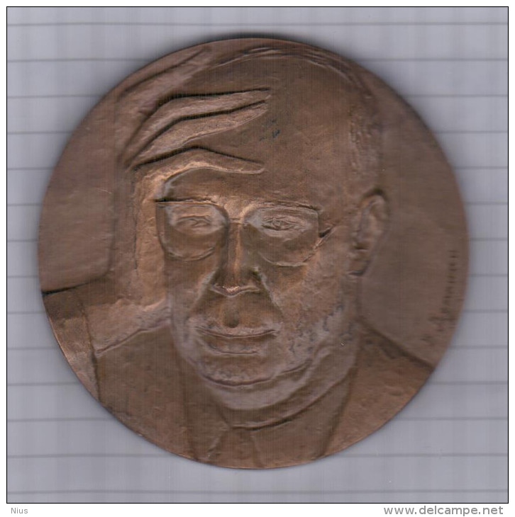 Russia USSR 1974 Sergei Prokofiev, Pianist Composer Compositoire Conductor, Music Musique, Medal Medaille - Non Classés