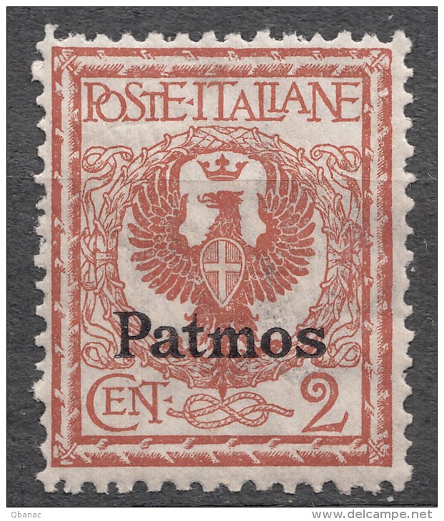 Italy Colonies Patmos (Patmo) 1912 Mi#3 VIII Mint Never Hinged - Ägäis (Patmo)