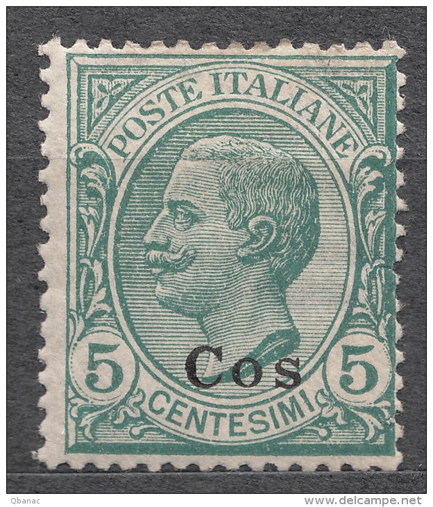 Italy Colonies Cos (Coo) 1912 Mi#4 III Mint Hinged - Egeo (Coo)