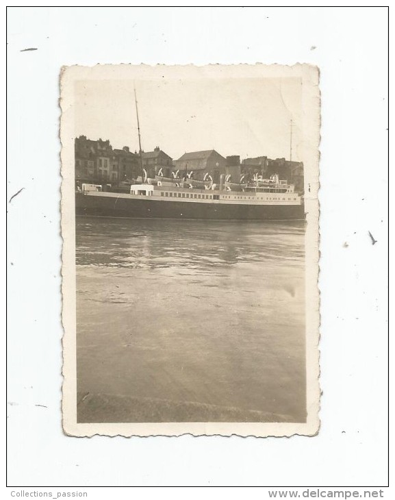 Photographie , 6 X 8.5 , Bateau , LE TREPORT - Boats