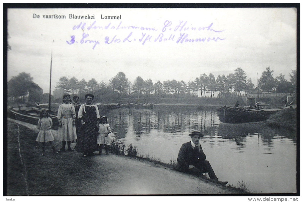 Lommel, De Vaartkom Blauwe Kei, Blauwekei, 1915 - Lommel
