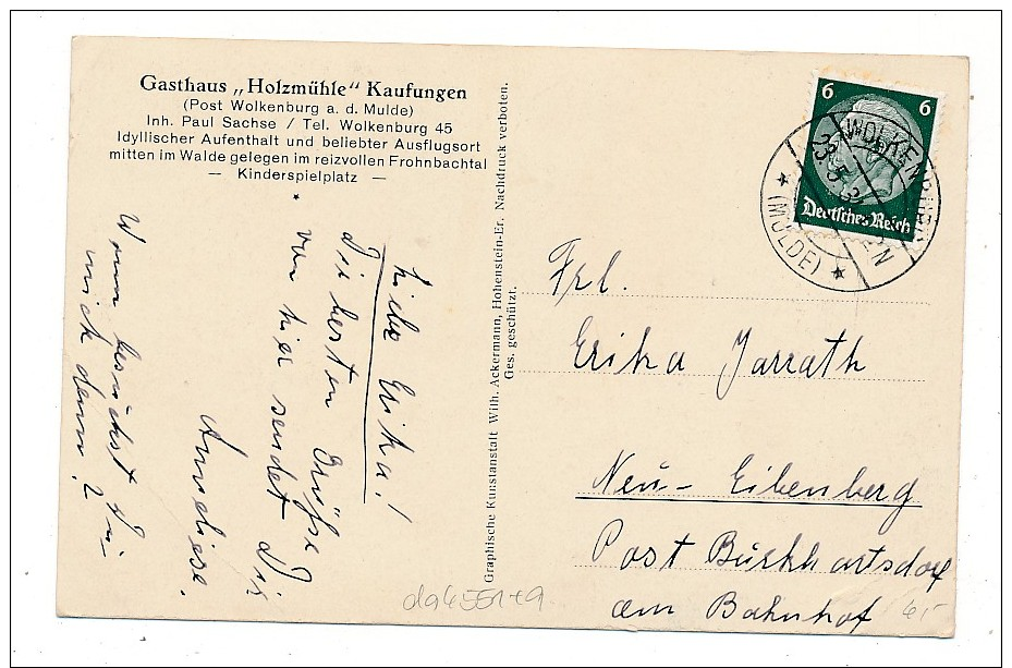 Kaufungen Gasthof   ...-alte Postkarte  (da 4551 ) Siehe Scan ! - Sonstige & Ohne Zuordnung