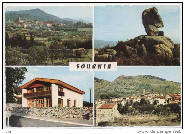 SOURNIA - Vues Multiples (4) Vues Gles, Le Rocher Cornu, Le Foyer Rural..   (77770) - Sournia